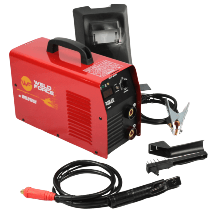 soldadora 200 amp electrodo mma weld force wf-200