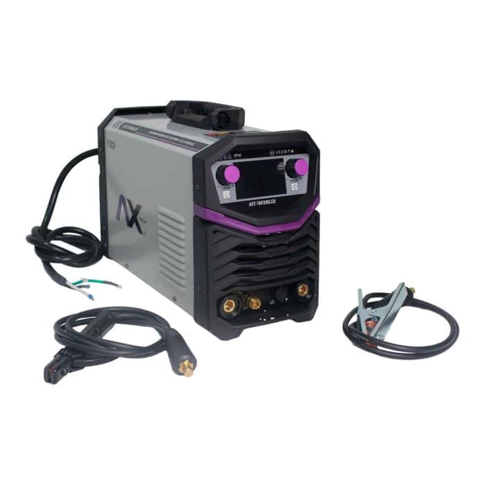 AXT-TAF205LCD SOLDADORA INVERSOR TIG HF AC/DC Y ELECTRODO BI VOLTAJE 200 A, AXTECH