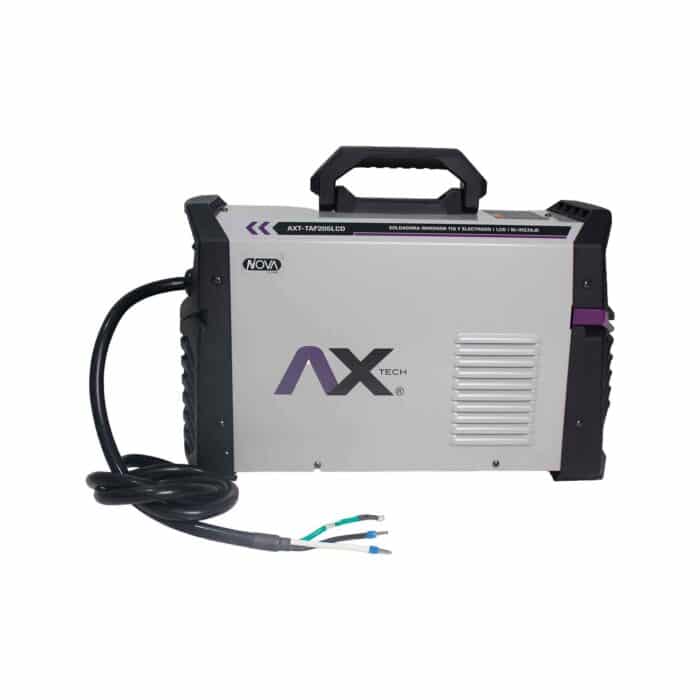 Soldadora Axtech AXT-TAF205LCD para TIG HF CD/CA (alta frecuencia), Bi-Voltaje