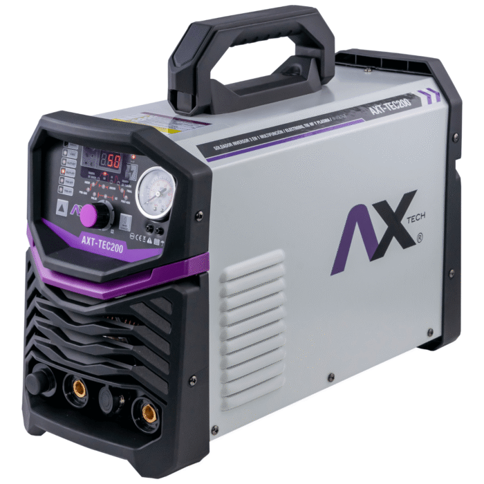 Máquina Soldadora Inversora AXT-TEC200 | Electrodo, Tig HF y Plasma 200 Amp