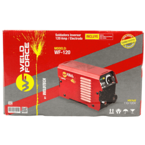 soldadora weld force 120 amp mma electrodo wf-120