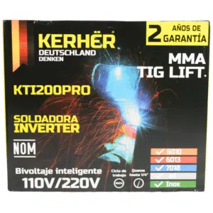 soldadora kti200pro electrodo tig 200 amp