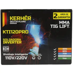 soldadora kerher mma 120 amp kti120pro