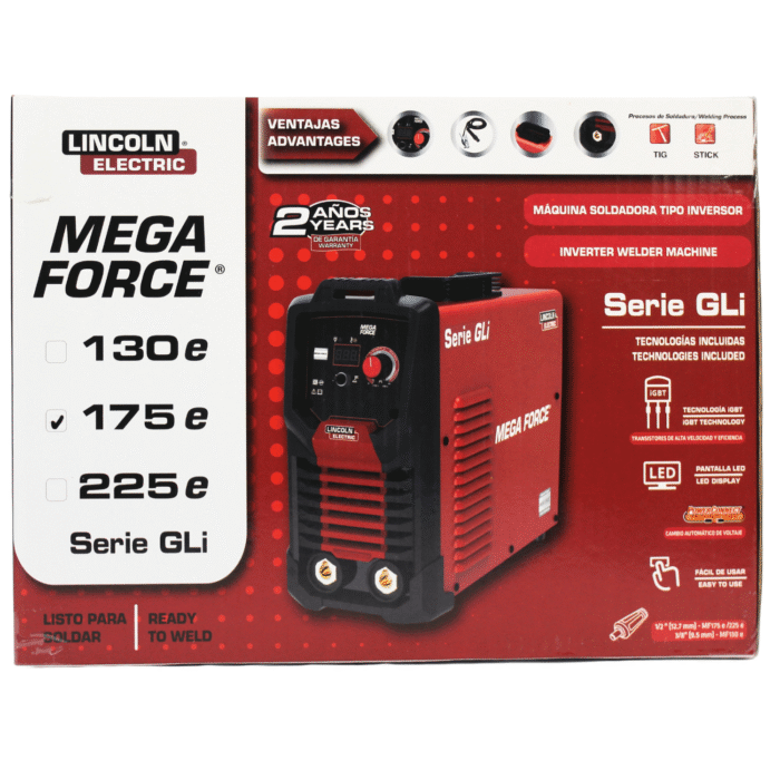 planta para soldar lincoln electric mega force 175 amp