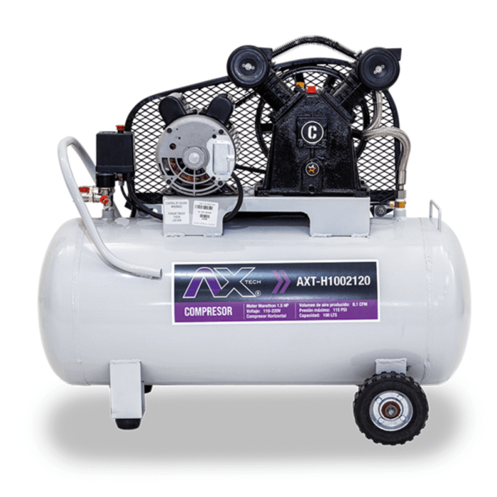 Compresor de aire electrico Horizontal AXT-H1002120