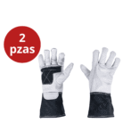 Imagen de un juego de Guantes de soldador AXT-GT300 que incluye dos piezas.