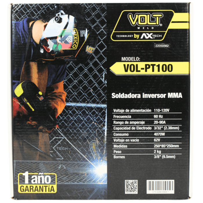 inversora portatil volt tipo pistola 90 amp vol-pt100