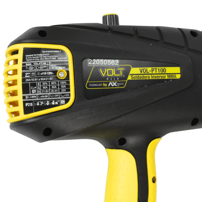 soldadora tipo pistola 90 amp volt vol-pt100