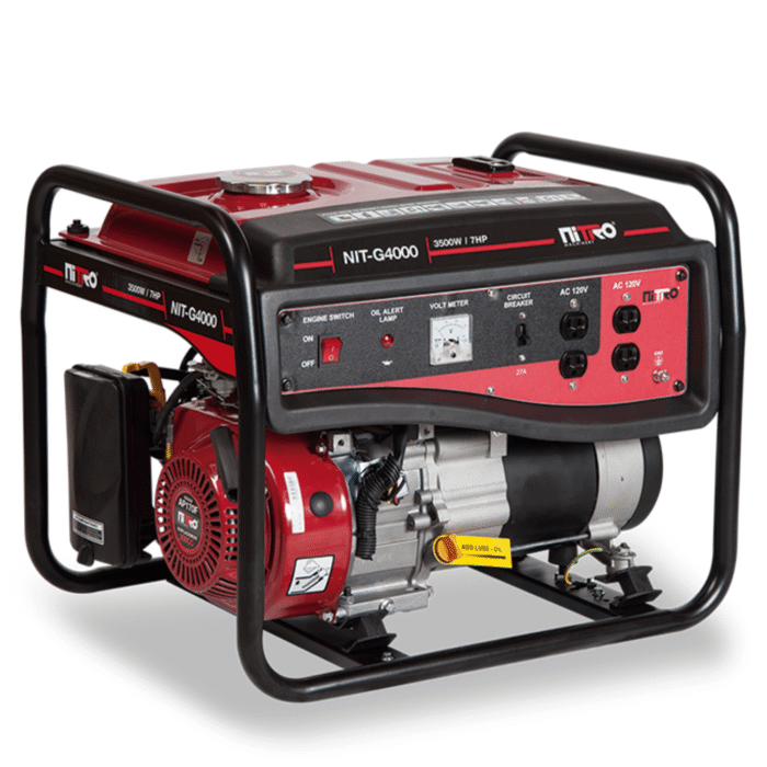 Generador Portátil de Gasolina NIT-G4000 - 3500W