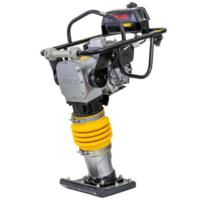 Imagen de Compactadora de Suelo Tipo Bailarina NIT-BN90R APACHE – Motor de Gasolina 4HP que destaca su eficiencia en el trabajo.