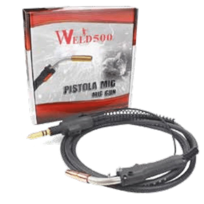 PISTOLA TIPO TWECO 400 AMP 15 FT CONECTOR TIPO MILLER.