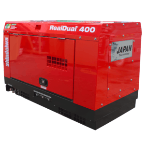 Soldadora Shindaiwa a Diésel DGW400DMK - 9.9/5.1 kVA, Motor Kubota 26.9 hp