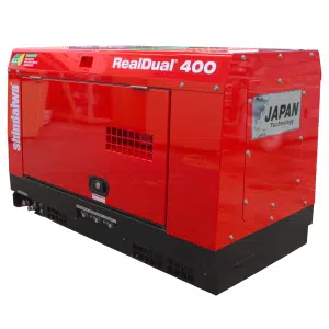 Soldadora Shindaiwa a Diésel DGW400DMK - 9.9/5.1 kVA, Motor Kubota 26.9 hp