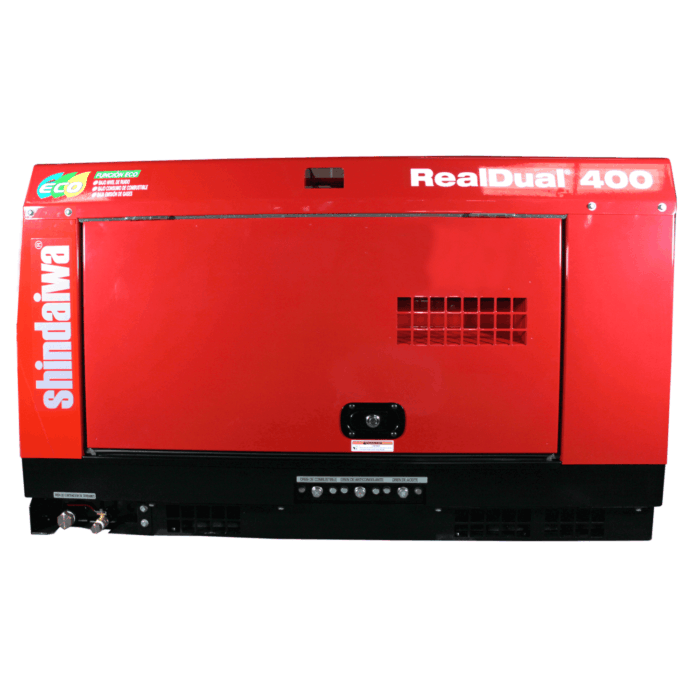 Soldadora Shindaiwa a Diésel DGW400DMK - 9.9/5.1 kVA, Motor Kubota 26.9 hp