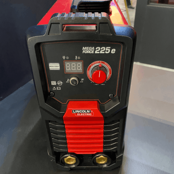 Soldadora Lincoln Mega Force 225 GLi 255 Amp - Alta Eficiencia y Tecnología IGBT