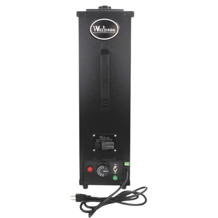 Imagen del Horno para Electrodos Portátil Weld500 EQ-20SI que por su diseño es perfecto para transportarlo.