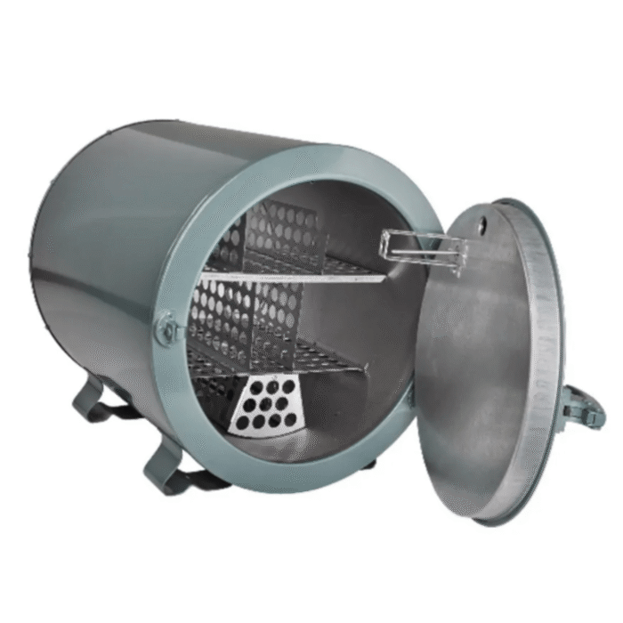 Imagen del Horno Phoenix DryRod Tipo 300con su puerta abierta que muestra su interior.