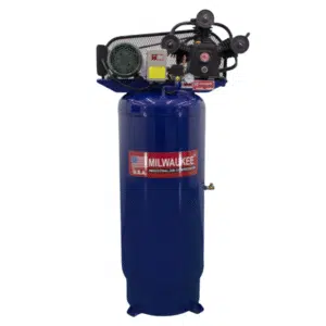 Compresor Vertical Milwaukee COMPE50VB | 5 HP, 235 Litros, 120 PSI
