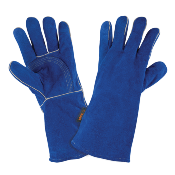 Guantes para Soldador Reforzados Azules (Modelo GU-515)