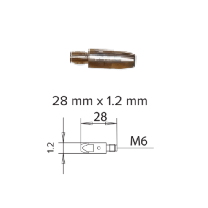 13. PUNTAS DE CONTACTO KAMP12 Punta de Contacto 28mm KAMP12 Kerher