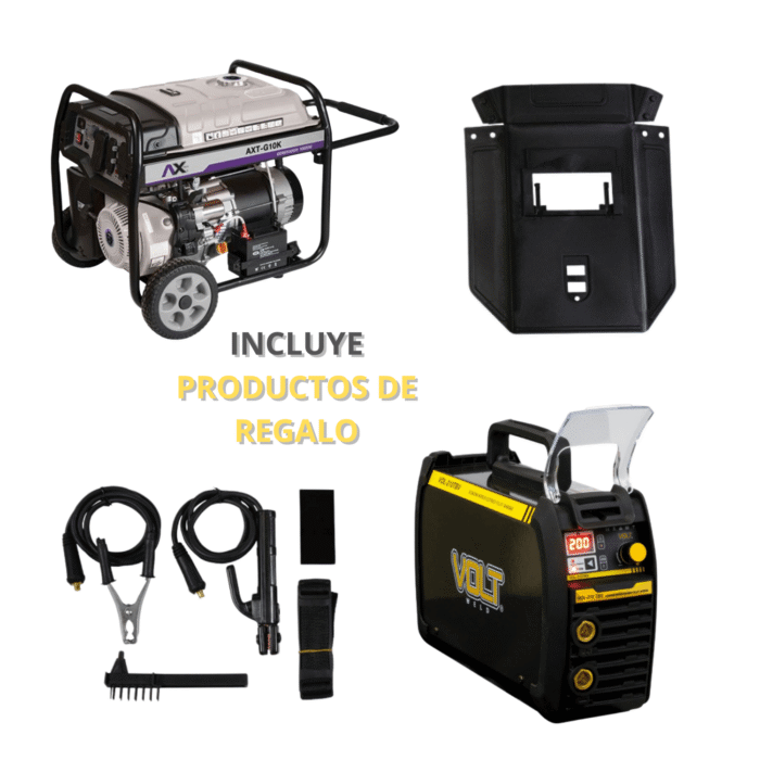 Combo - Generador a Gasolina AXT-G10K-C1