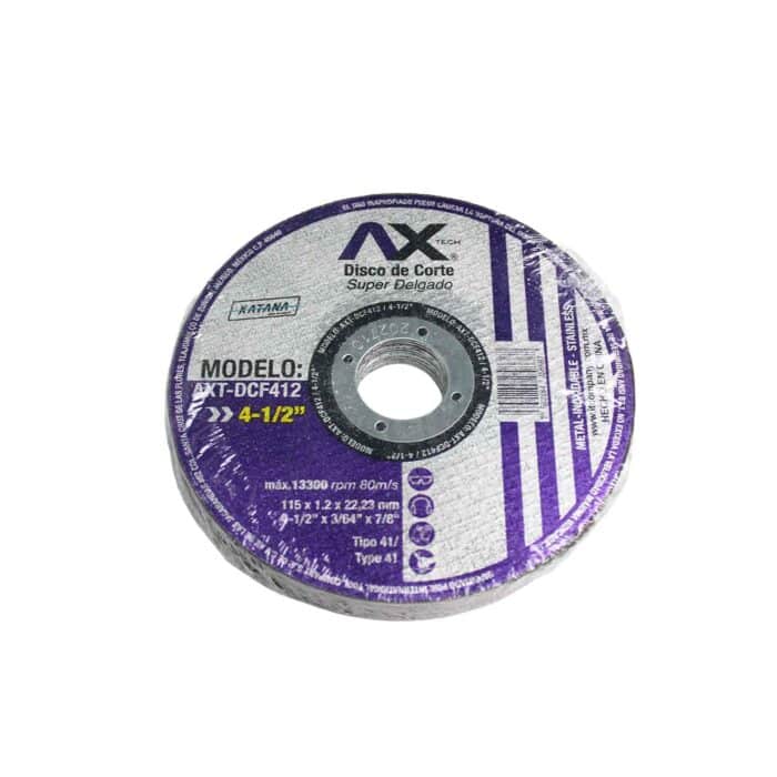 Disco AXT-DCF412 para metales