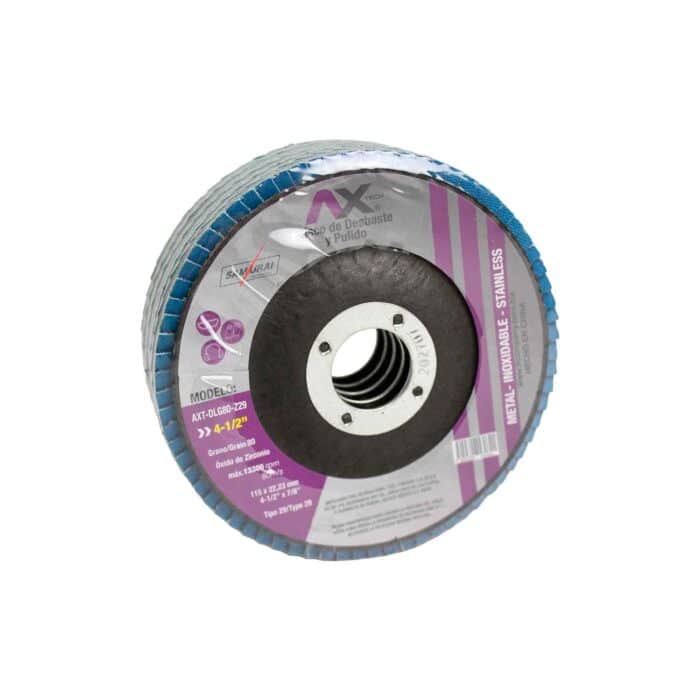 Disco de Desbaste y pulido 4-1/2" AXT-DLG-80-Z29-4