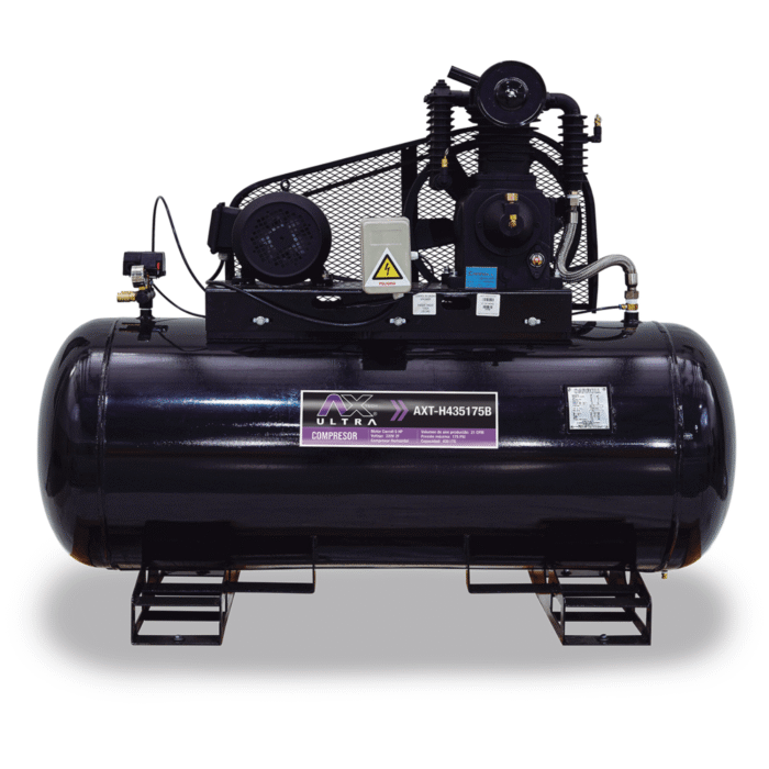 AXT-H435175B Compresor 430 L 5 HP 21 CFM 175 PSI | 220V 1F