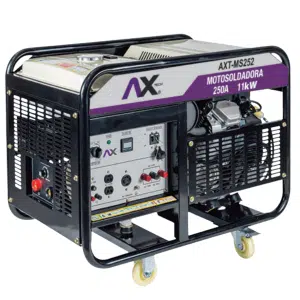 AXT-MS252: motosoldadora a gasolina 300A con generador 11 kW (120/240 V)