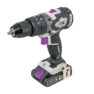 AXT-TRB2055: rotomartillo/atornillador con 2 baterías 2.0Ah, cargador y maletín.