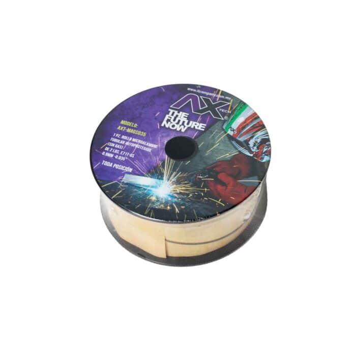 ROLLO DE MICROALAMBRE TUBULAR (NO GAS), 1KG, 0.035″ E71T-GS