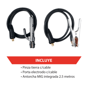 VOL-MIG133 | Soldadora inverter MIG/MAG 120V