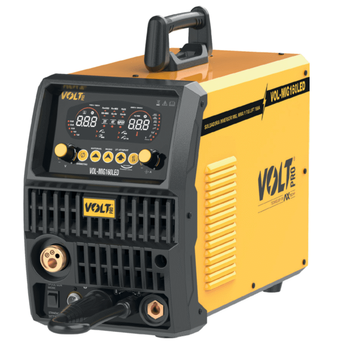 VOL-MIG160LED VOL-MIG160LED | Soldadora inverter MIG/MAG 160A 110/220V