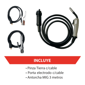 VOL-MIG160LED | Soldadora inverter MIG/MAG 160A 110/220V