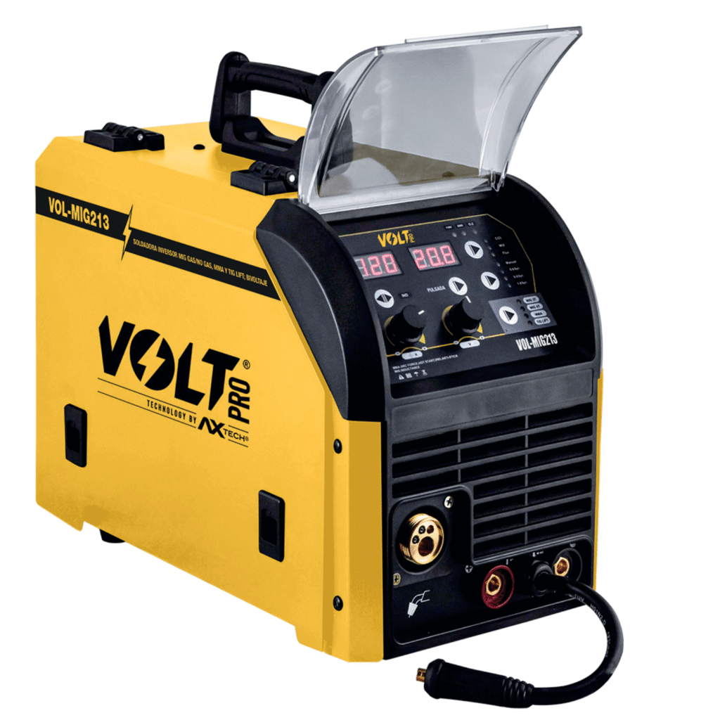 Soldadora Inverter MIG/MAG 110/220V 200A 3-en-1 — VOL-MIG213