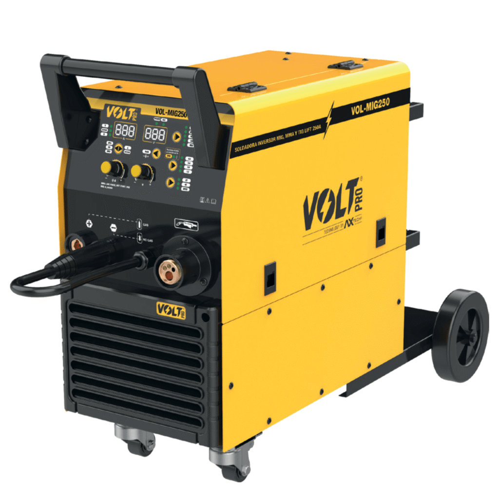 Soldadora MIG/MAG 250A 220V 3 en 1 con TIG Lift — VOL-MIG250