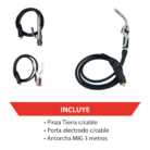 Soldadora Inverter MIG/MAG 250A 220V 3 en 1 con TIG Lift — VOL-MIG250