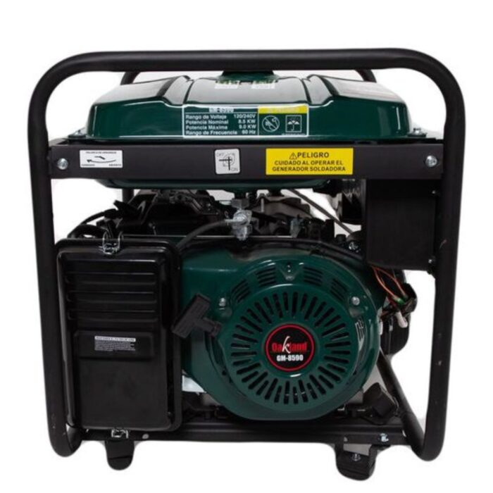 Generador a gasolina GM-8590 | 9,000 W máx, 127/240 V, 12 HP, arranque eléctrico