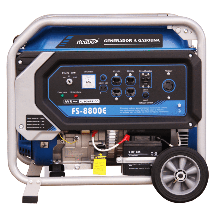 Generador a gasolina FS-8800E Generador a gasolina FS-8800E 8,300 W máx., 110 220 V