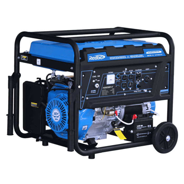 Generador a gasolina HS8500-V 7,500 W máx., 110 220 V, 16 HP y tanque 25 L