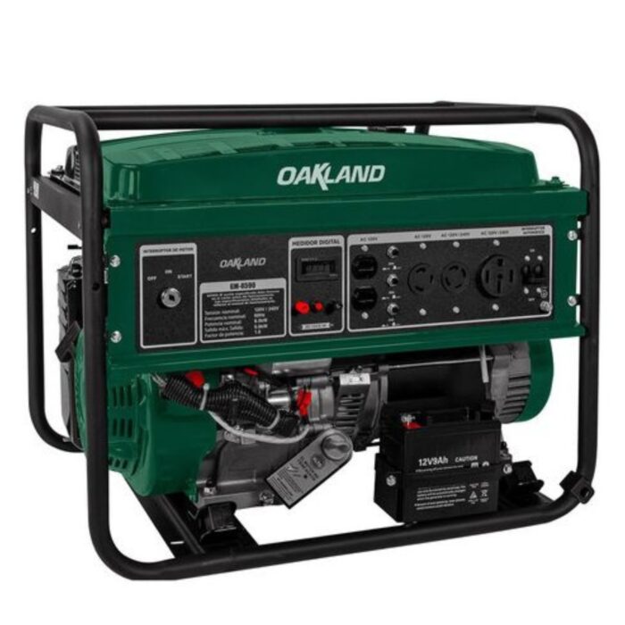Generador a gasolina GM-8590 | 9,000 W máx, 127/240 V, 12 HP, arranque eléctrico