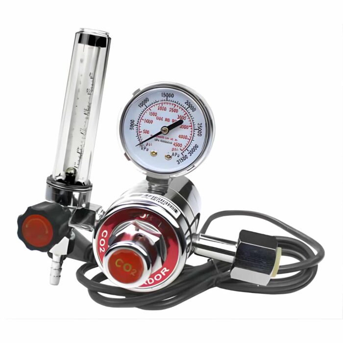 Regulador con flujómetro COR*RFCO2CC, industrial, con calentador.