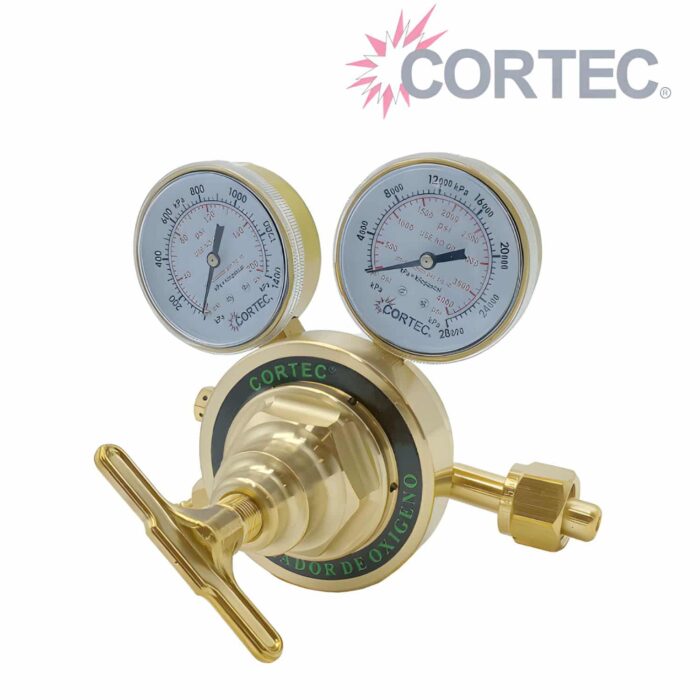Regulador de oxigeno COR*PO, Tipo Victor, Industrial, Trabajo pesado, Cortec