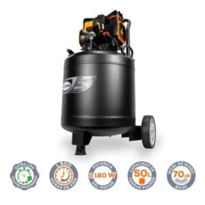 Compresor libre de aceite EL75ME150-50V, compresor portátil.