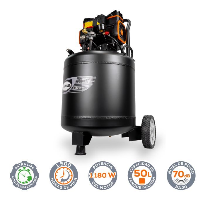 Compresor libre de aceite EL75ME150-50V, compresor portátil.