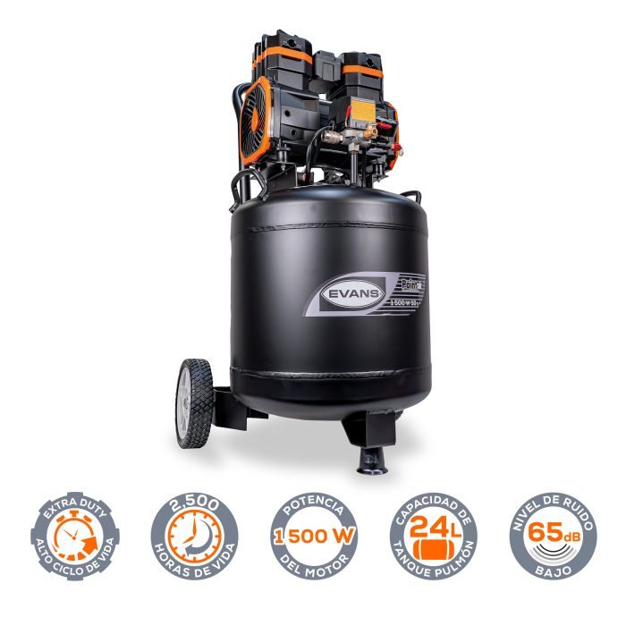 Compresor libre de aceite ELS100ME200-50V, compresor silencioso.