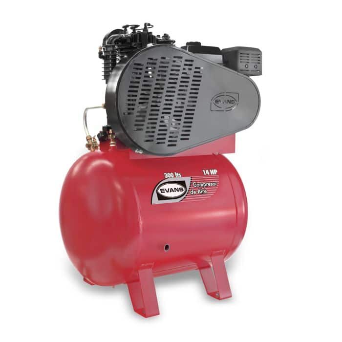 Compresor de aire de gasolina E23G14THAE-300, compresor Evans, compresor industrial.