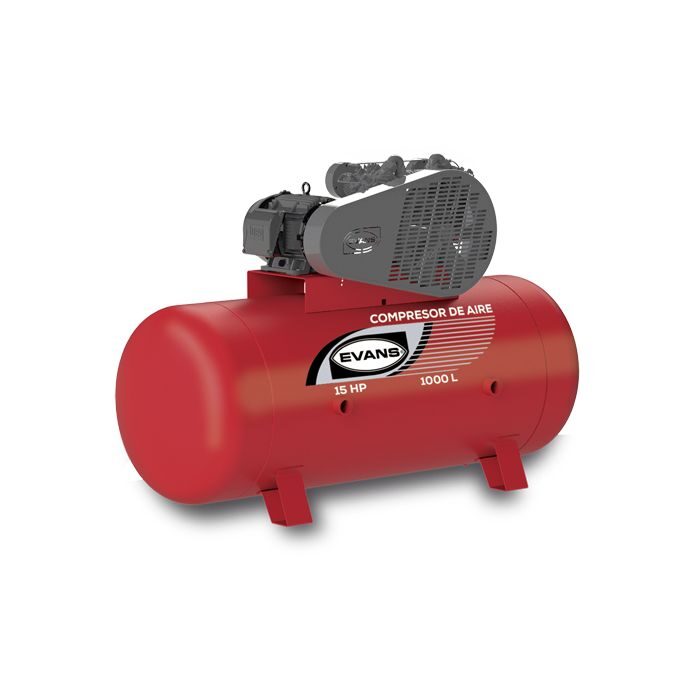 Compresor 2 etapas Evans E460ME1500-999, compresor de piston, compresor industrial.