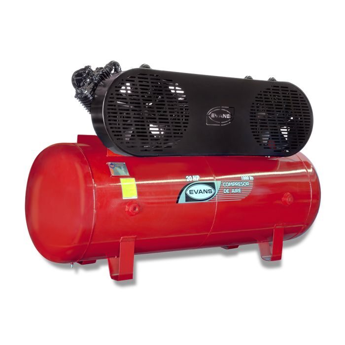Compresor 2 etapas Evans E920ME2000-999, compresor industrial, compresor de piston.