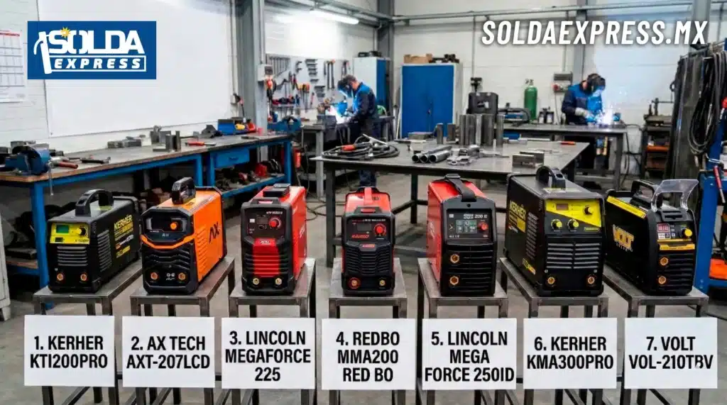 Soldadoras de electrodo para taller